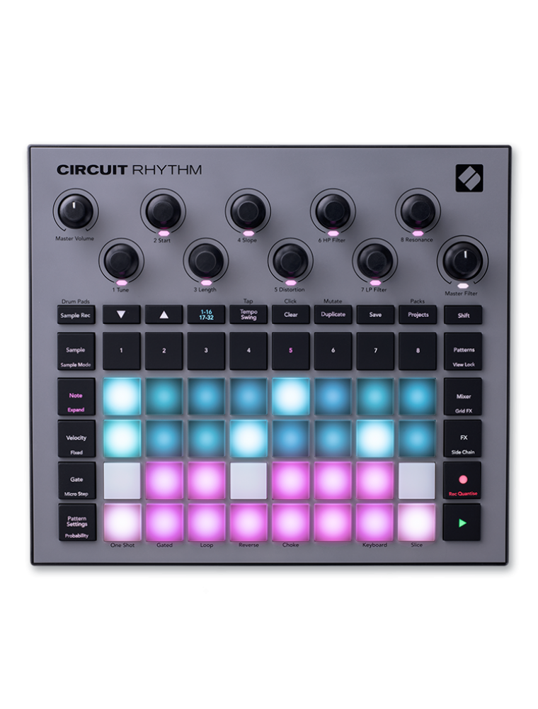 NOVATION CIRCUIT RHTYTHM MIDI CONTROLLER